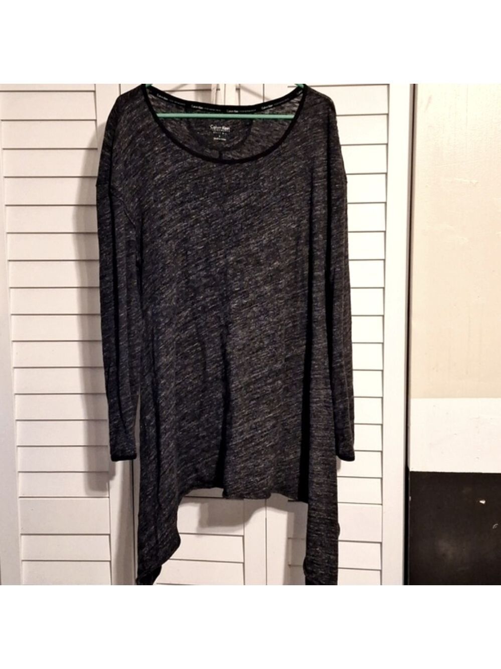 Calvin Klein performance dress Sz L blk gray